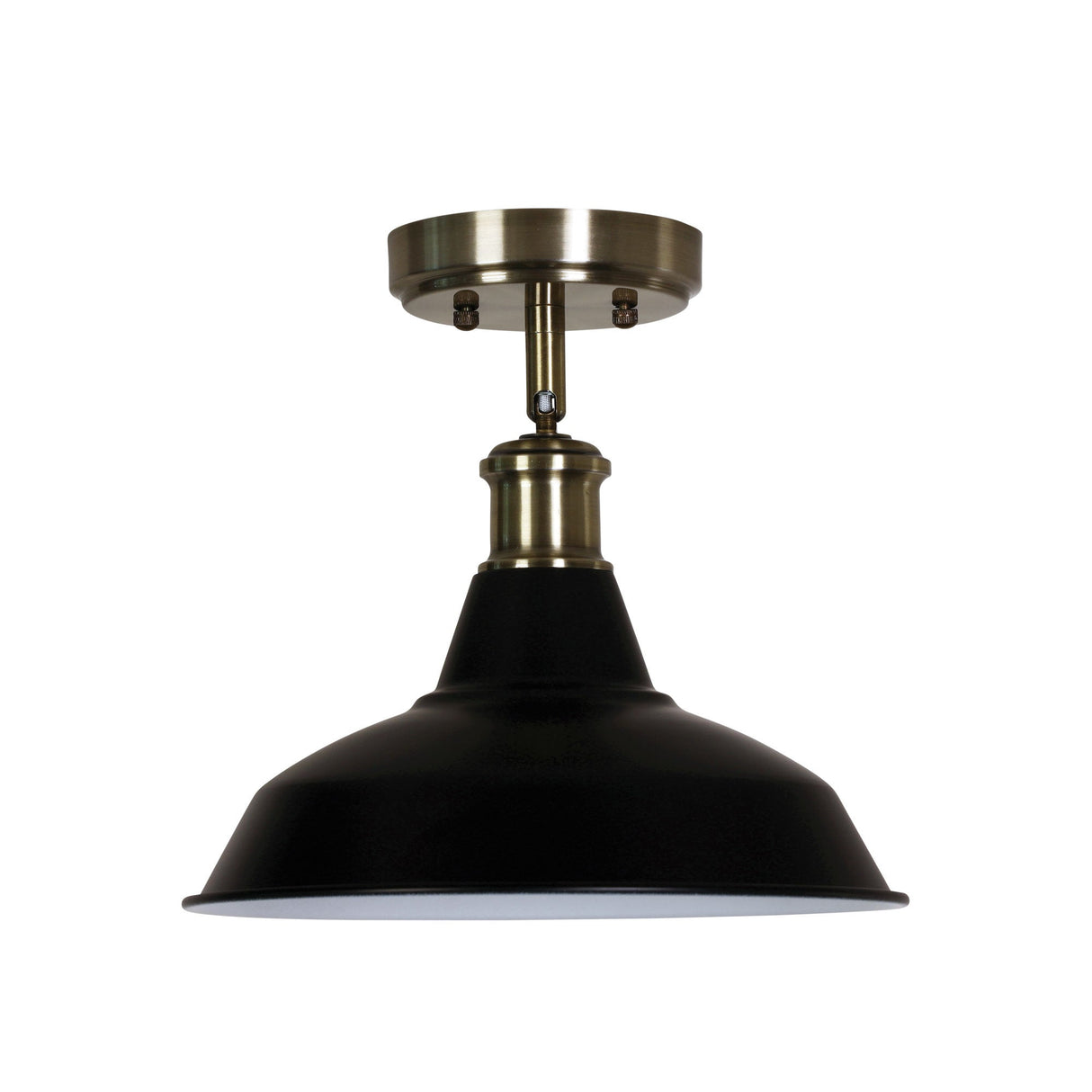 Oriel Bradway CTC Antique Brass E27 Ceiling and Wall Mount