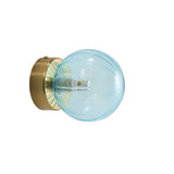 Orile Juni G9 IP44 Ribbed Optic Glass Wall Light