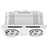 Brilliant White Airforce 2 lights 3-in-1 Bathroom Heater