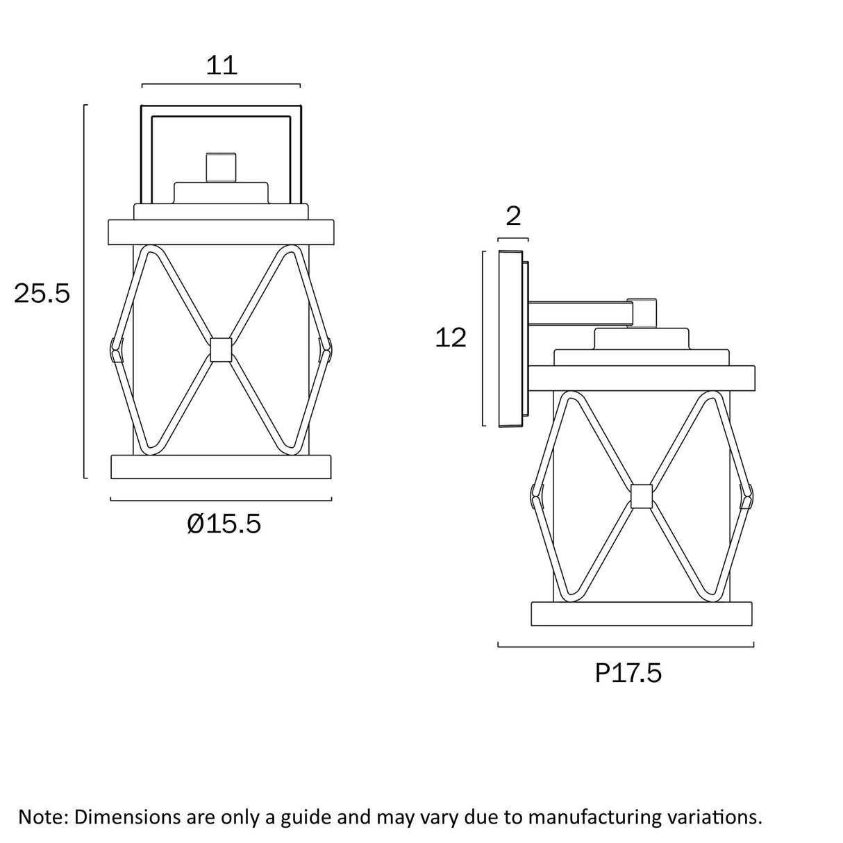 CAPSTAN 25 EXTERIOR WALL LIGHT