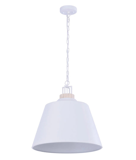 CLA Cloche Interior Metal Shade with Travertine Highlight Bell Shape Pendant Lights