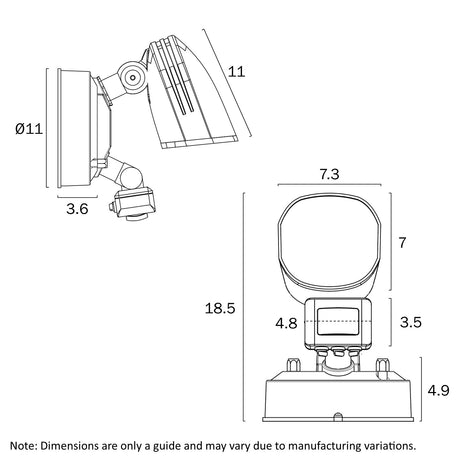 CLARION SINGLE EXTERIOR SPOT SENSOR