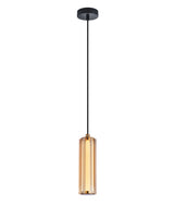 CLA Freccia Interior LED Tri-CCT Glass with Curve Cylinder Pendant Lights
