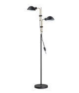 CLA Tettu Adjustable Height Swivel Head Sand Black Floor Lamps