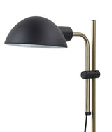 CLA Tettu Adjustable Height Swivel Head Sand Black Table Lamp