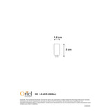 Oriel 4W LED G9 4000K Globe