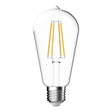 Domus Pear 7.2W Dimmable LED Filament Lamp Clear 240V on a white background