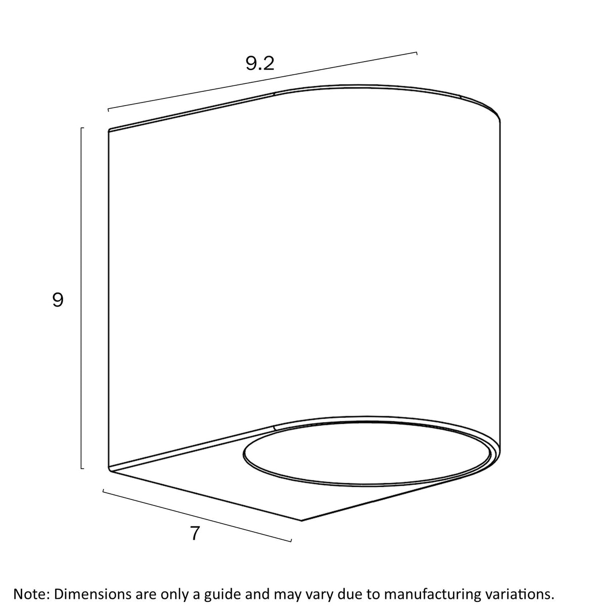 EOS II EXTERIOR 1 WALL LIGHT