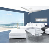 Ventair Spyda 1400mm DC Ceiling Fan With LIght SPYDC1423WH-L