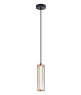 CLA Freccia Interior LED Tri-CCT Glass with Curve Cylinder Pendant Lights