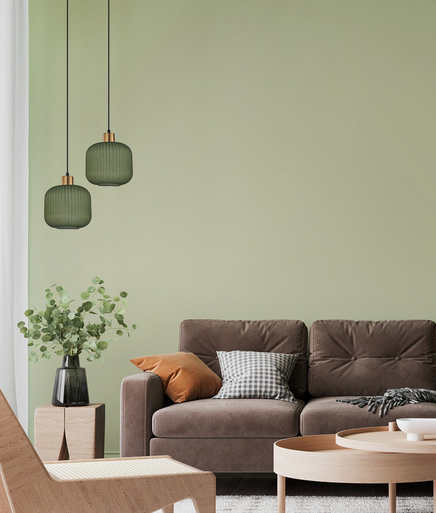 CLA Gomitas Interior Translucent Glass Shade with Brass Highlight Pendant Lights