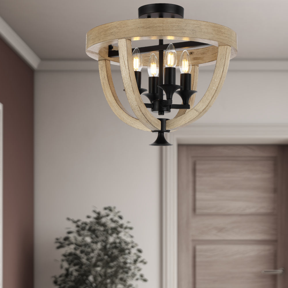 HOSLEY 4 LIGHT PENDANT CTC