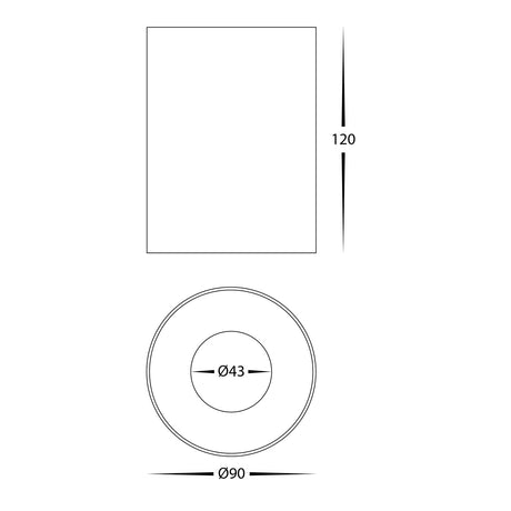 Havit HV5841S-BR | HV5841S-BR-12V Nella Brass 7w Surface Mounted LED Downlight