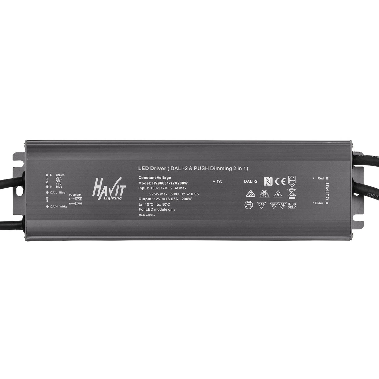 Havit 200W Dali 2 + Push Dim Dimmable LED Driver HV96631