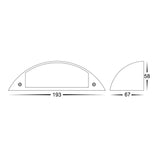 Havit Curva Black LED Step Light HV3253T-BLK-12V