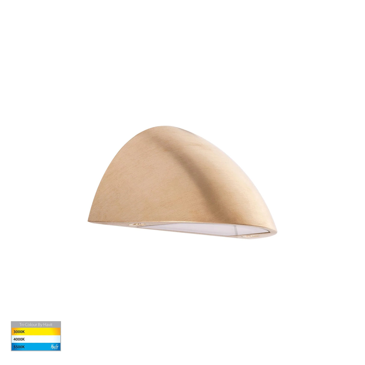 Havit Curva Solid Brass LED Step Light HV3251T-BR-12V