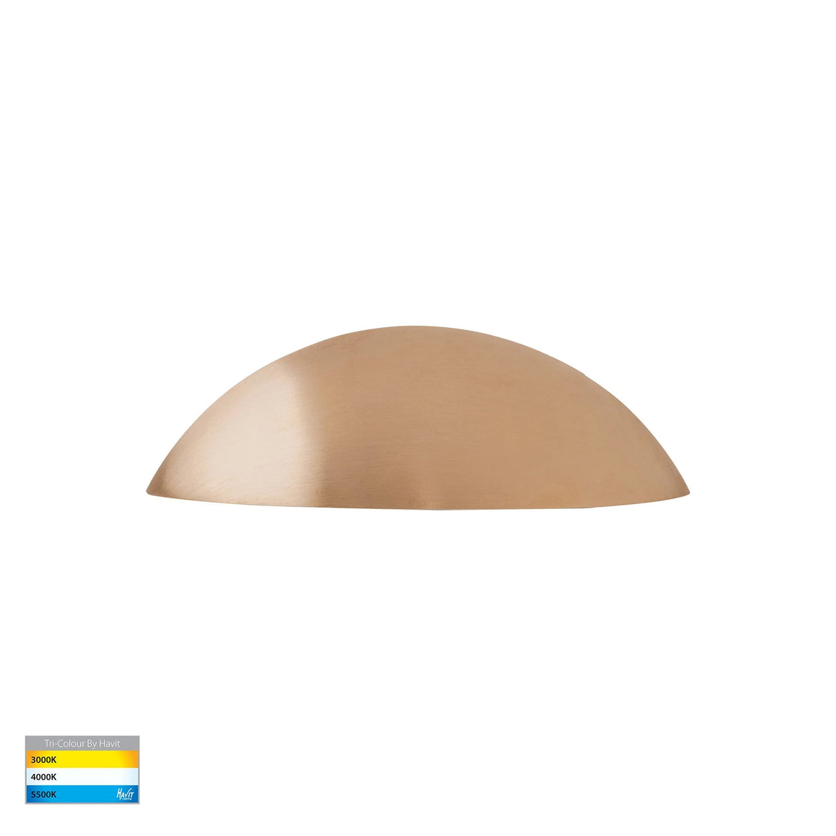 Havit Curva Solid Brass LED Step Light HV3252T-BR-12V
