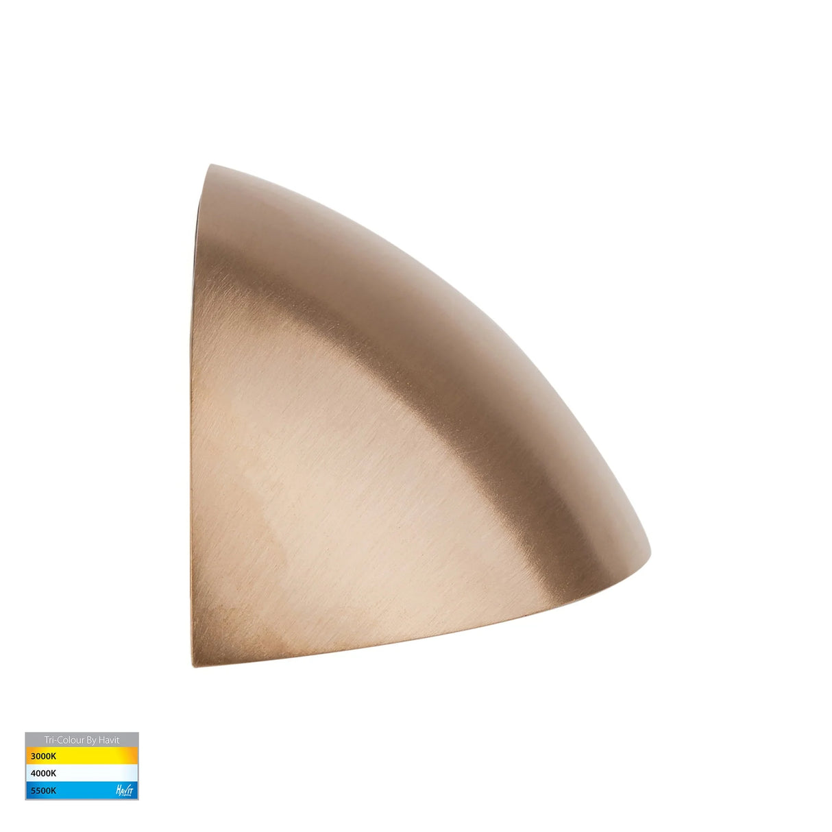 Havit Curva Solid Brass LED Step Light HV3253T-BR-12V