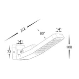 Havit Favo Aluminium Grey LED Floodlight HV3721N-GRY