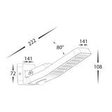 Havit Favo Aluminium Grey LED Floodlight with Sensor HV3721N-GRY-PIR