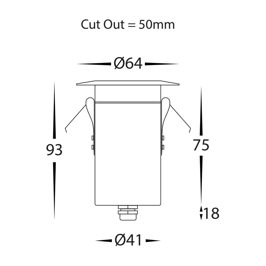 Havit HV2860T-SS316 Tekk 316 Stainless Steel LED Deck Light