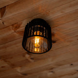 Havit HV5894W-BLK Lumo Aluminium Black Surface Mounted Ceiling Light