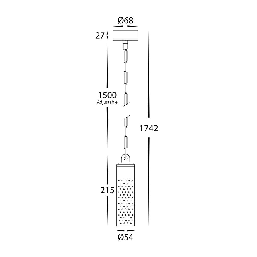 Havit HV5901T-BR-240V | HV5901T-BR-12V - Willow Solid Brass LED Pendant