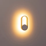 Havit HV8080T-WHTBR Ovale White + Brass Wall Light