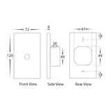 Havit HV9110-1 Wifi Single Gang White Wall Switch