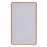 Havit HV9120-1 Wifi Single Gang White with Gold Trim Wall Switch