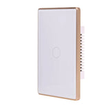 Havit HV9120-1 Wifi Single Gang White with Gold Trim Wall Switch