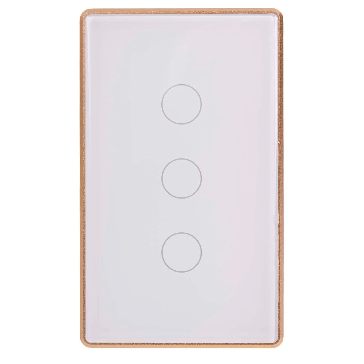 Havit HV9120-3 - Wifi 3 Gang White with Gold Trim Wall Switch