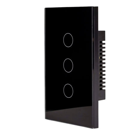 Havit HV9210-3 - Wifi 3 Gang Black Wall Switch