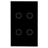 Havit HV9210-4 - Wifi 4 Gang Black Wall Switch