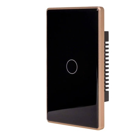 Havit HV9220-1 Wifi Single Gang Black with Gold Trim Wall Switch