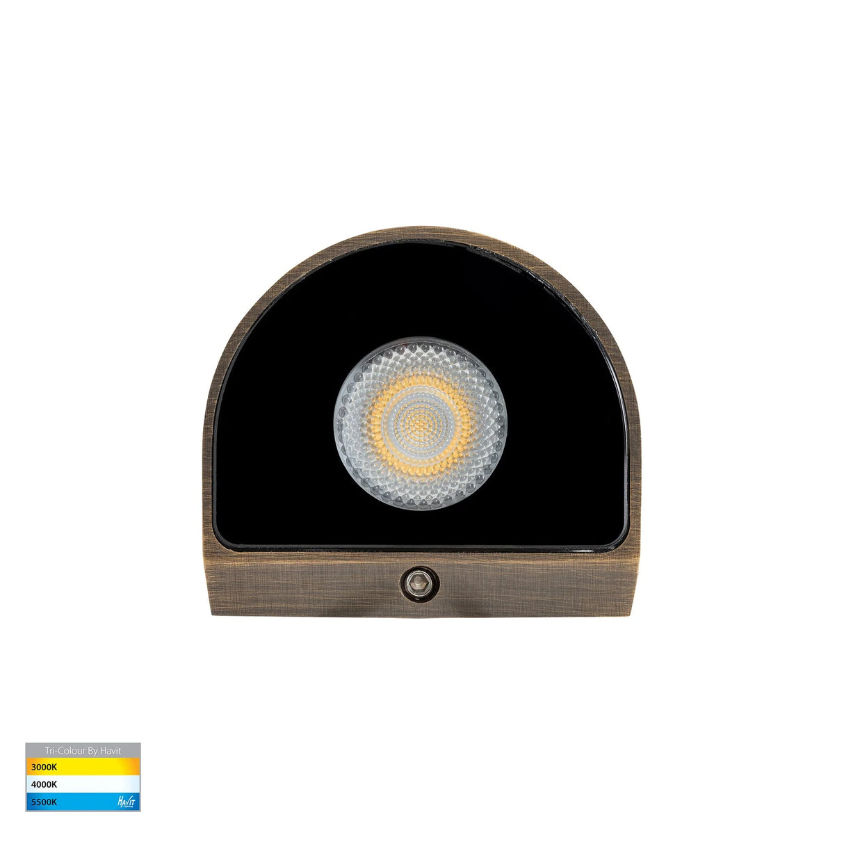 Havit Kaval Antique Brass Surface Mounted LED Wall Light HV3285T-AB-12V