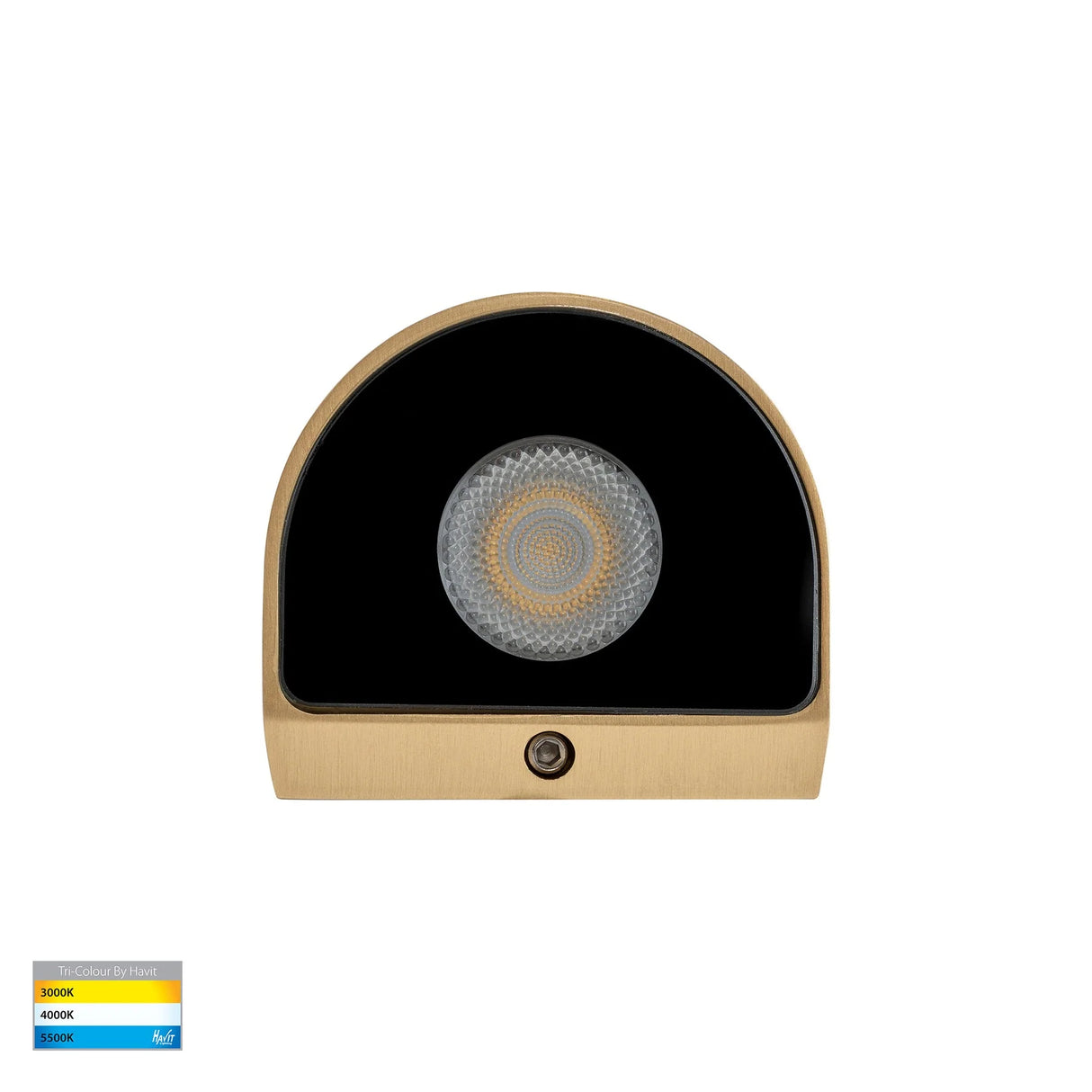 Havit Kaval Solid Brass Surface Mounted LED Wall Light HV3285T-BR-12V