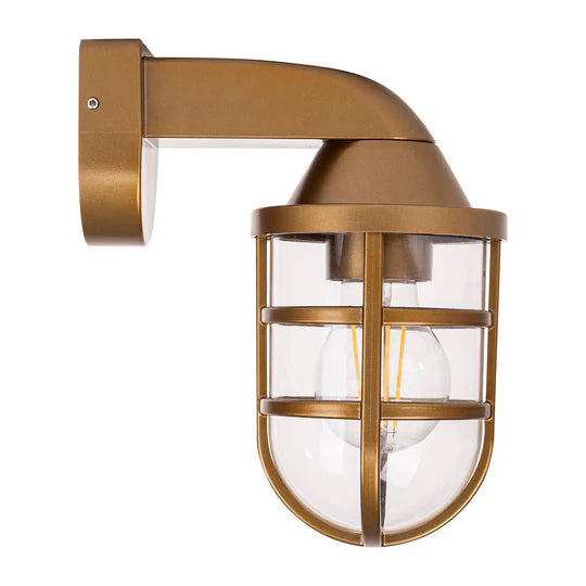Havit Marina Polycarbonate Brass Wall Light HV3511W-PB