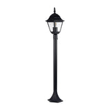 Havit Newark Aluminium Black 4 Panel Post Light HV1651W-P-BLK