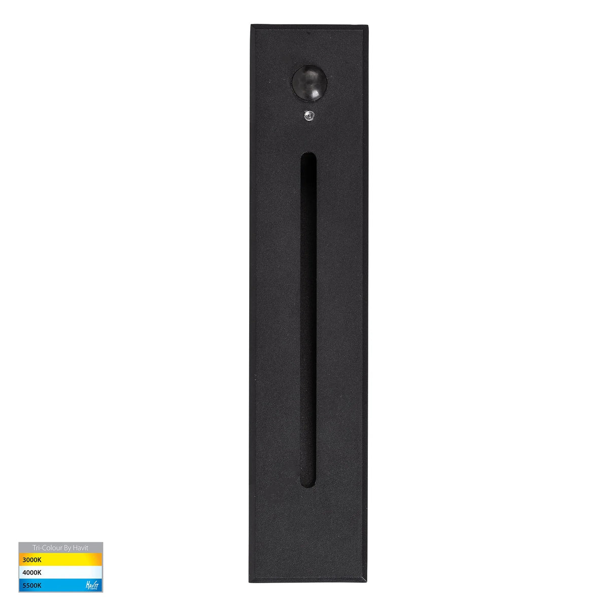 Havit Paso Black Recessed LED Step Light With Sensor HV3106T-BLK-240V-PIR