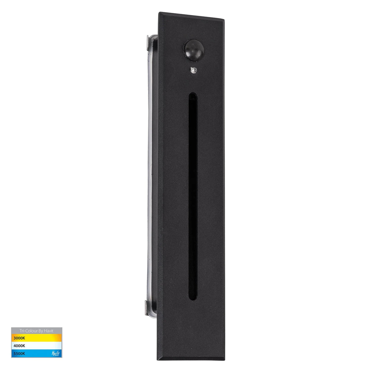 Havit Paso Black Recessed LED Step Light With Sensor HV3106T-BLK-240V-PIR