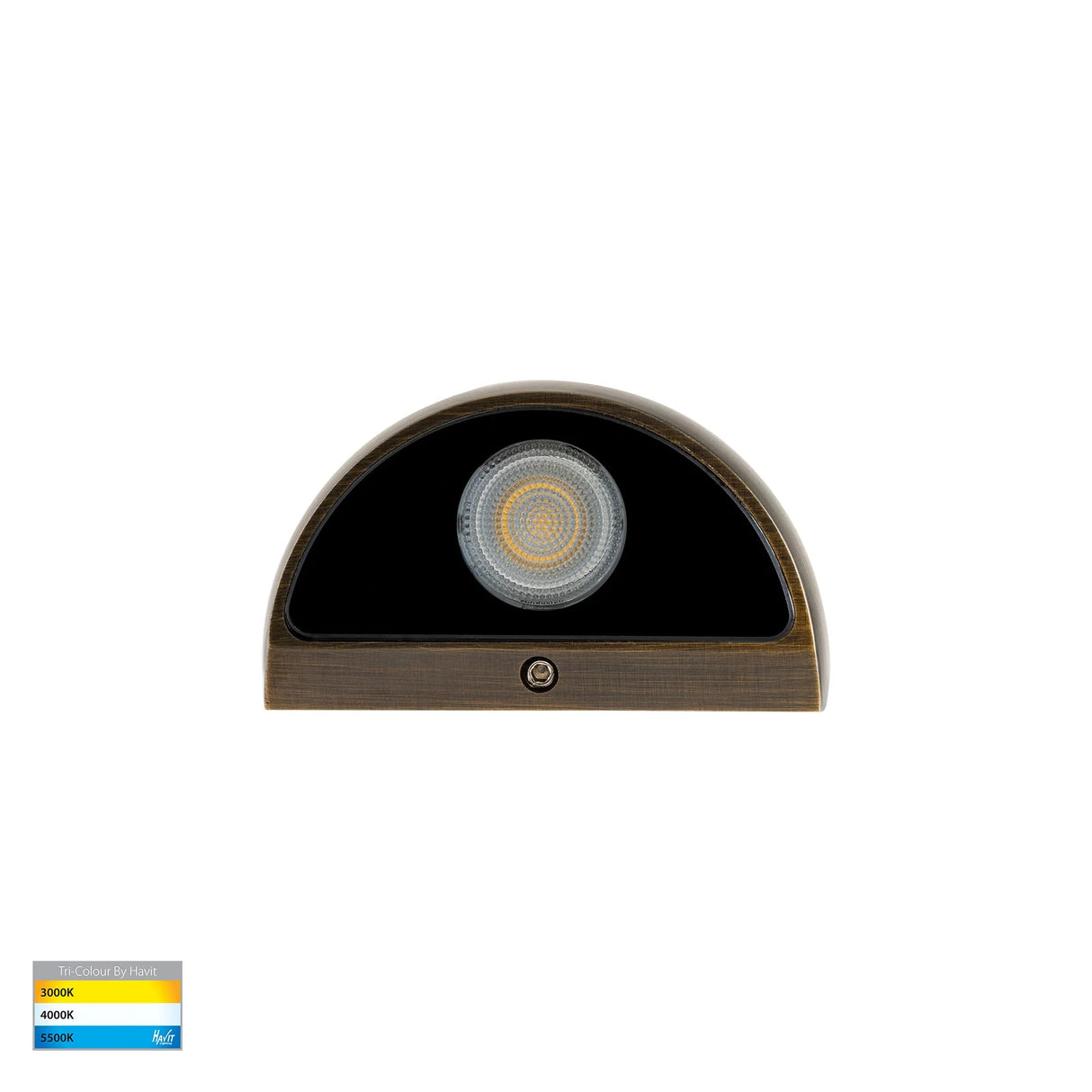 Havit Serres Antique Brass Surface Mounted LED Wall Light HV3286T-AB-12V