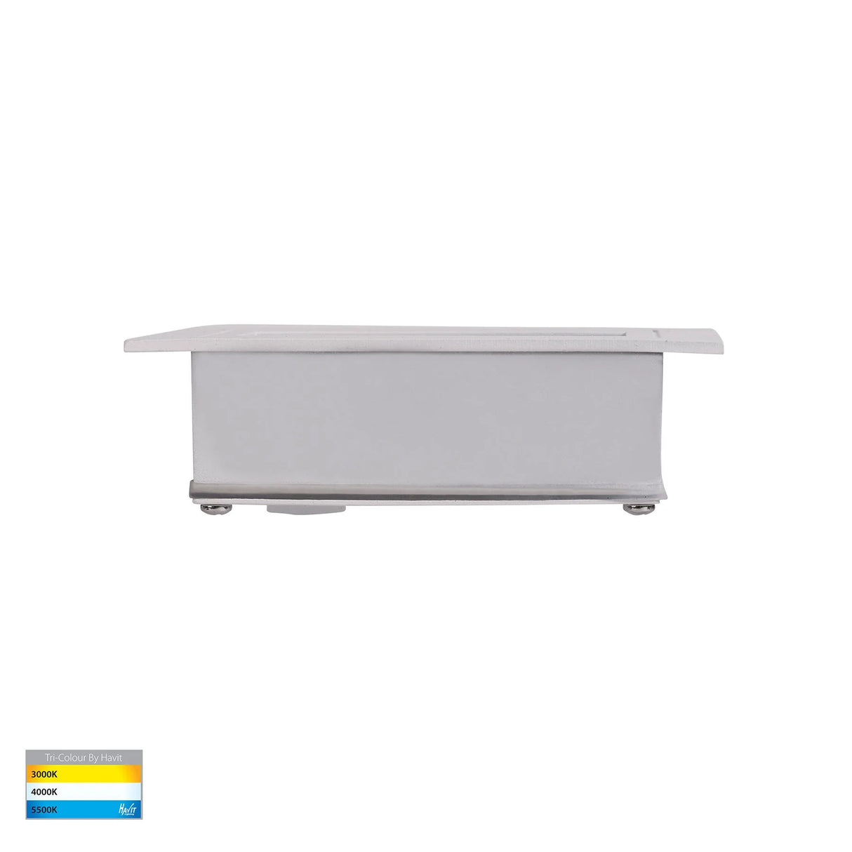 Havit Trin White Rectangular Recessed LED Step Light HV3113T-WHT-240V | 12V