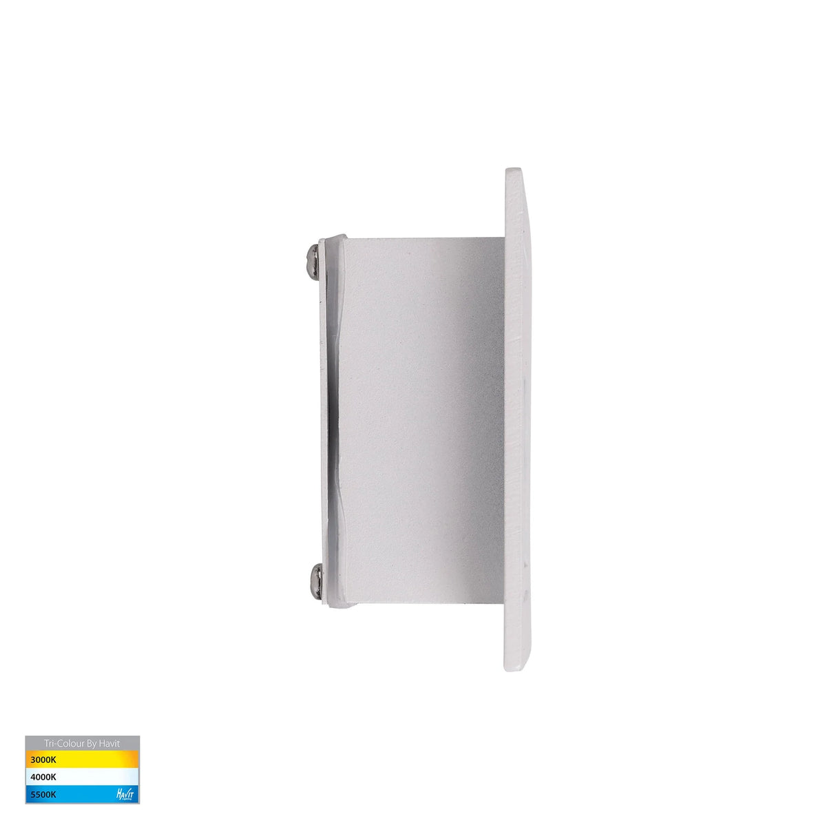Havit Trin White Square Recessed LED Step Light HV3112T-WHT-240V |12V