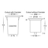 Havit HV1829T Toldo 316 Stainless Steel Adjustable 20w LED Inground Light