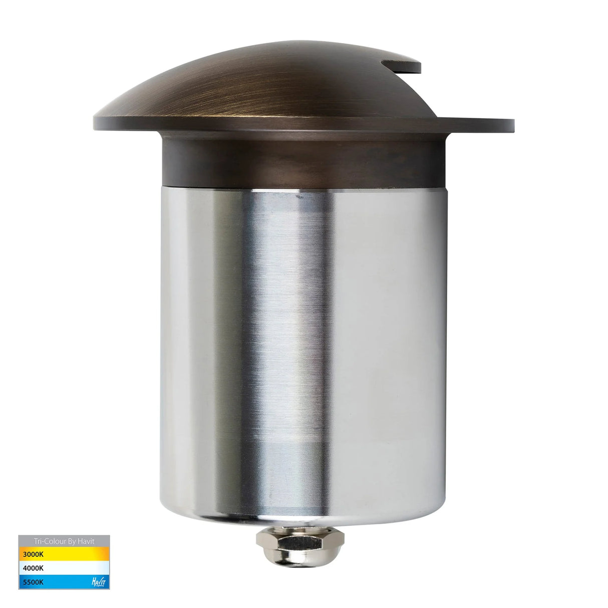 Havit HV19062T-AB Viale Antique Brass TRI Colour LED Single Driveway Light