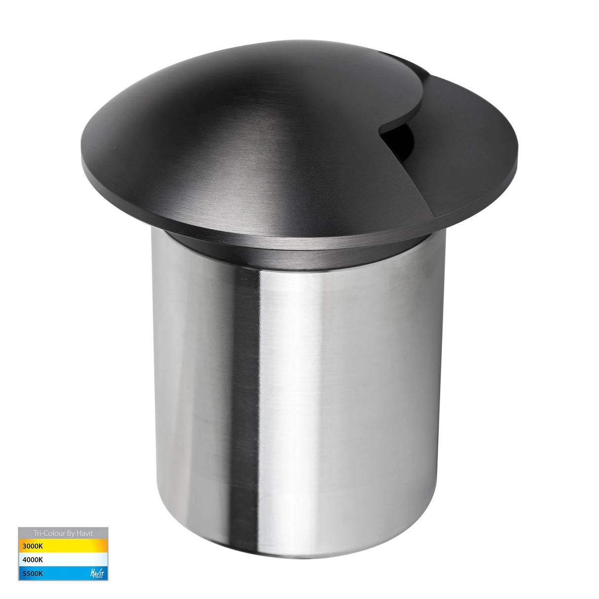 Havit HV19062T-GPH Viale Graphite Coloured Brass TRI Colour LED Single Driveway Light