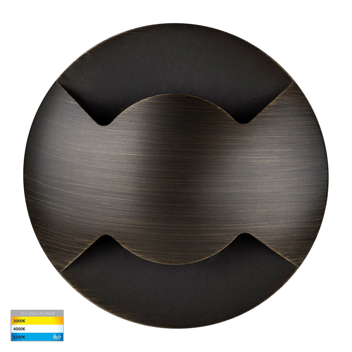 Havit HV19072T-AB Viale Antique Brass TRI Colour LED Double Driveway Light