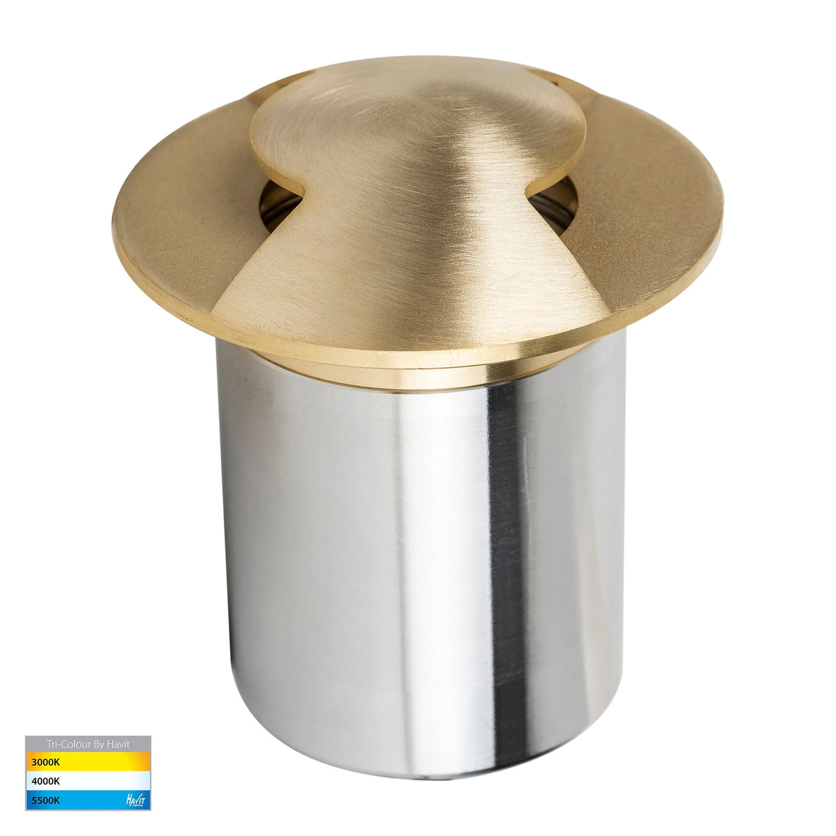 Havit HV19072T-BR Viale Brass TRI Colour LED Double Driveway Light