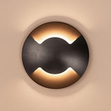 Havit HV19072T-GPH Viale Graphite Coloured Brass TRI Colour LED Double Driveway Light